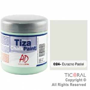 PINTURA TIZA AD 024 DURAZNO PASTEL 200ML X 3 UNIDADES